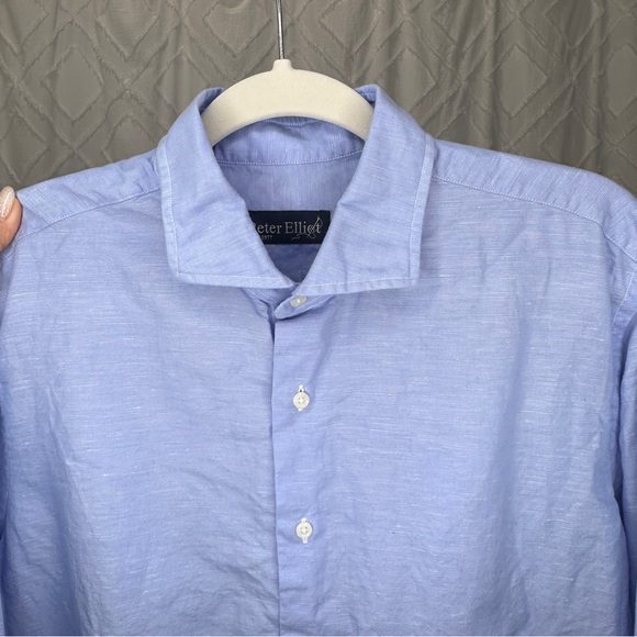 Peter Elliot linen shirt M - Picture 5 of 8